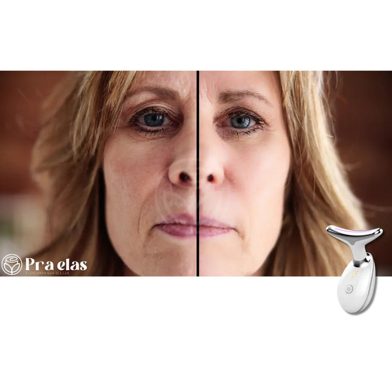 Massageador Rejuvenescedor Facial com LED ®